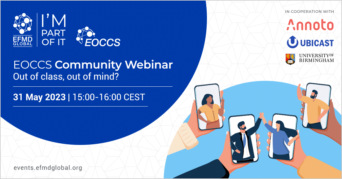 EOCCS community webinar - out of class out of mind