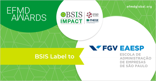 Efmd 2025 congratulations bsis fgv eaesp