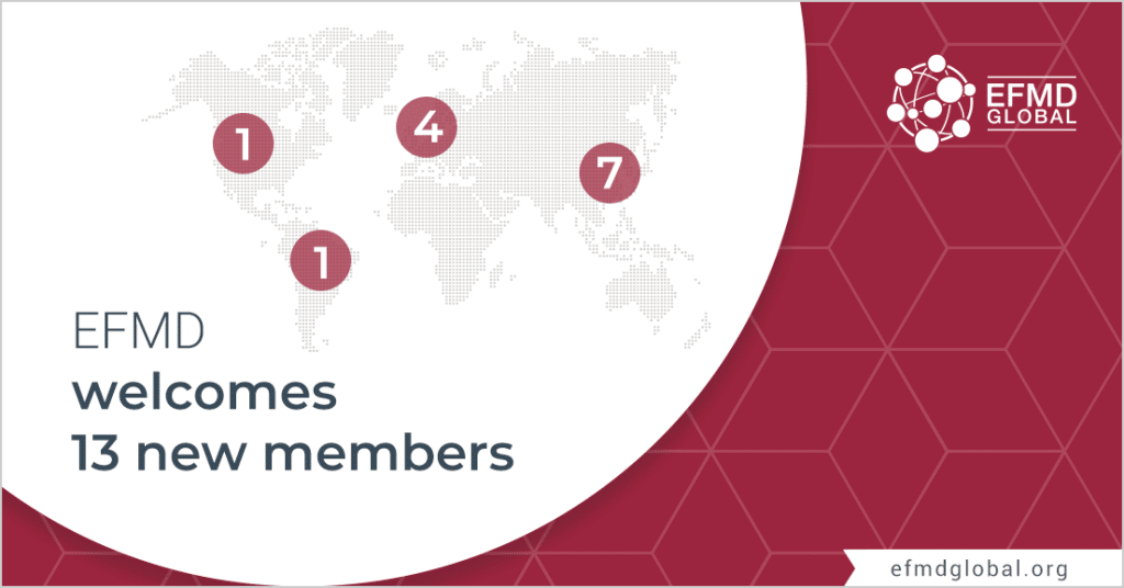 Efmd welcomes 13 new members - banner